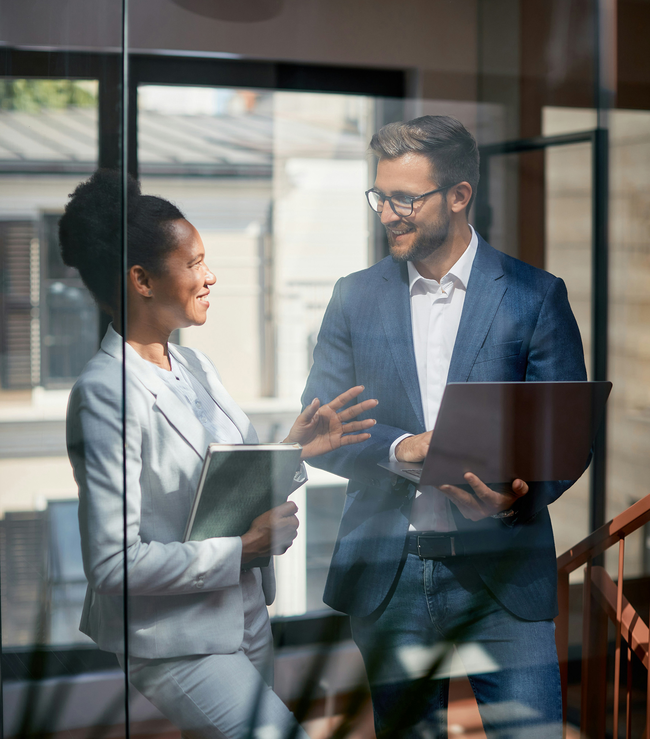 Advisers in discussion